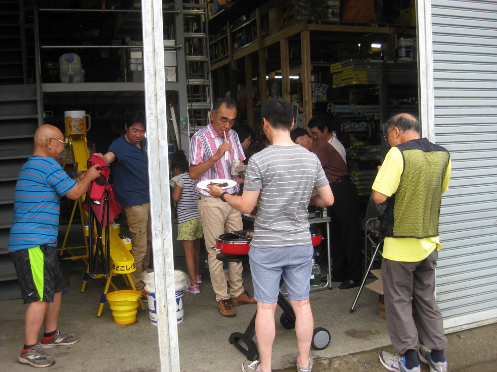 画像：バーベキュー大会