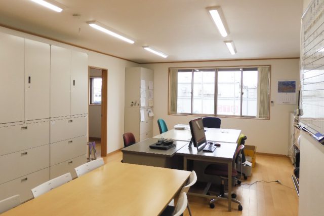 画像：朝霞工事部事務所を改装しました。